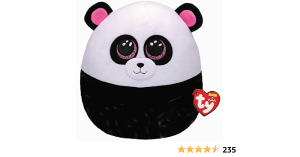 TY Squish A Boos Panda Bamboo 10 Inches 