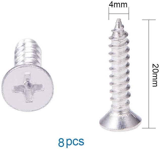 INCREWAY 2 Pieces 25mm Dia Zinc Alloy Rods Holders, Wall Mounted Wardrobe Pipe Flange Bracket Curtain Pole End Supports Sockets Flange - Image 4