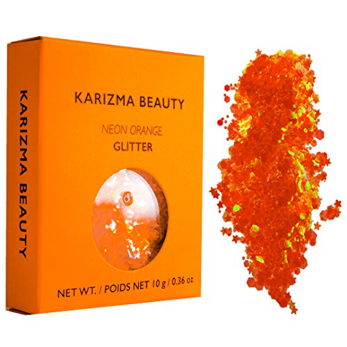 NEONS Face Glitter Pack ✮ KARIZMA Beauty ✮ 40g Festival Glitter Cosmetic Chunky Face Body Hair Nails - Thumbnail 4