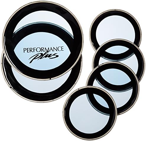 Performance Plus Drumheads 6 Pack (4) 8 and (2) 13 inch Drum Heads (MDH-6)