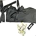 Klorify Belly Dance Pants Yoga Tights Tie up Leggings Strappy Dry Fit Workout Capris (Small, Black)