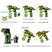 YIZI Dinosaur Bubble Gun Bubble Blower with LED Flashing Lights and Music, Dinosaur Bubble Toy for 1 2 3 4 5 Year Old Girl and Boy