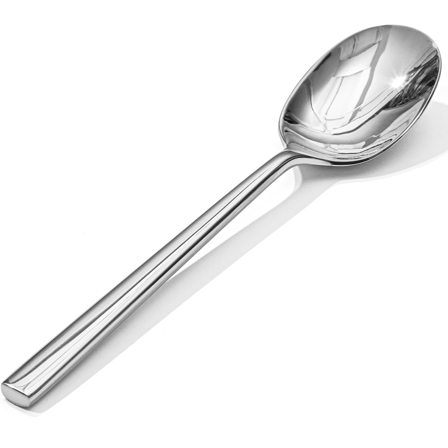 Photo 1 of KINGSTONE Dinner Spoon Set, 12-Piece Tablespoons Silverware Spoons, Premium Food Grade Stainless Steel Spoons, Mirror Finish & Dishwasher Safe, Use for Kitchen, Home, Wedding, Party