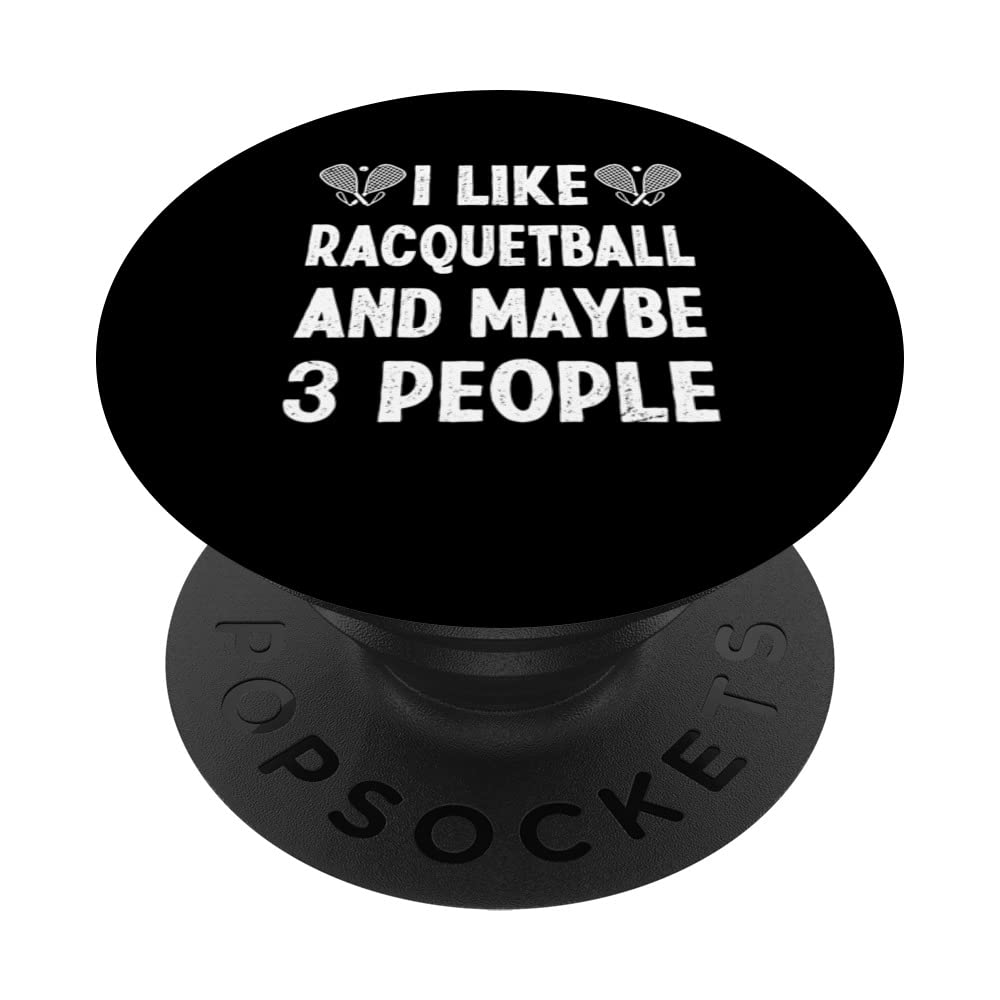 Racquetball Player - Funny Racquetball Lover Racquet Sport PopSockets Swappable PopGrip