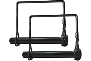 TRULEEGO 2 Pack 3/8 x 3-5/32 Inch Trailer Hitch Pin, Heavy Duty Steel Hitch Lock Pin and Trailer Lock Pin with Quick Release Clip, Black Zinc Coupler Locking Pin for Towing Trailers, Trucks, Farm Equipment