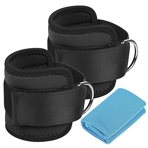 Ankle Cuff Straps Adjustable Leg Wrist Belt with A Pair of Cooling