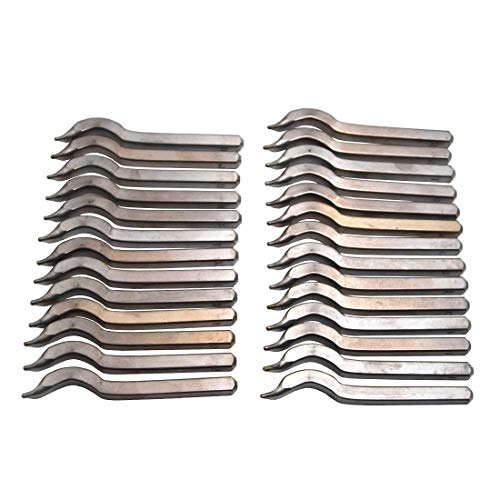 Wokesi 0.75mm Uppercase Letter Punch Stamps Set for Jewelry Gold Silver Copper Ring Making Die