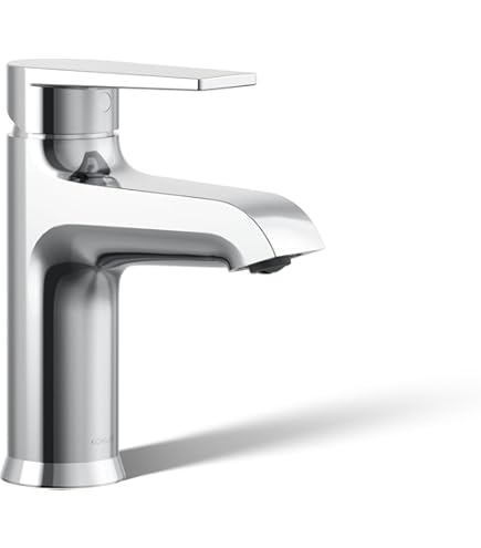 KOHLER 98827-4-CP Kumin Single-Handle Bathroom Sink Faucet In