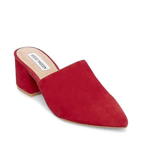 steve madden red mules