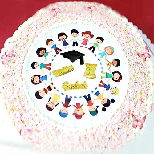 SAKOLLA Graduation Cake Fondant Mold - Graduation Cap/Diploma Silicone Mold Cupcake Toppers Chocolate Candy Mold for Graduate Themed Party Cake Decoration Supplies - Thumbnail 5