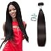 Lakihair Straight Human Hair 3 Bundles 16 14 12 Inch 8A Bundles Straight Brazilian Hair Natural Color 100% Unprocessed Virgin Human Hair Grade 8A