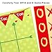 36Pack Valentines Tic Tac Toe Cards Kids Valentines Cards with Envelopes Stickers Classroom Exchange Gift Party Cards Party Game Supplies