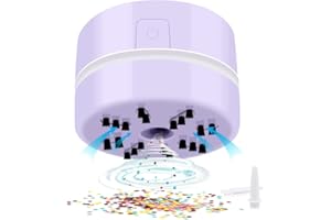 BLOCE Diamond Tools, Diamond Accessories for Diamonds, Desk Vacuum Cleaner Mini, Hand-Held Vacuum Cleaner for Painting Lover (Purple)