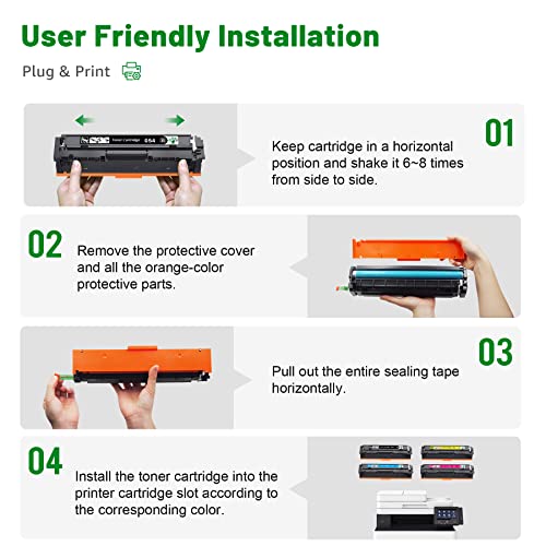 GREENSKY Compatible Toner Cartridge Replacement for Canon CRG 054 54