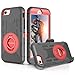 BENTOBEN New iPhone SE 2020 Case, iPhone 8 Case, iPhone 7 Case, Heavy Duty Full Body Rugged Rotating Kickstand Ring Belt Clip Holster Hybrid Shockproof Protective Cover for iPhone SE2/8/7,Black/Red