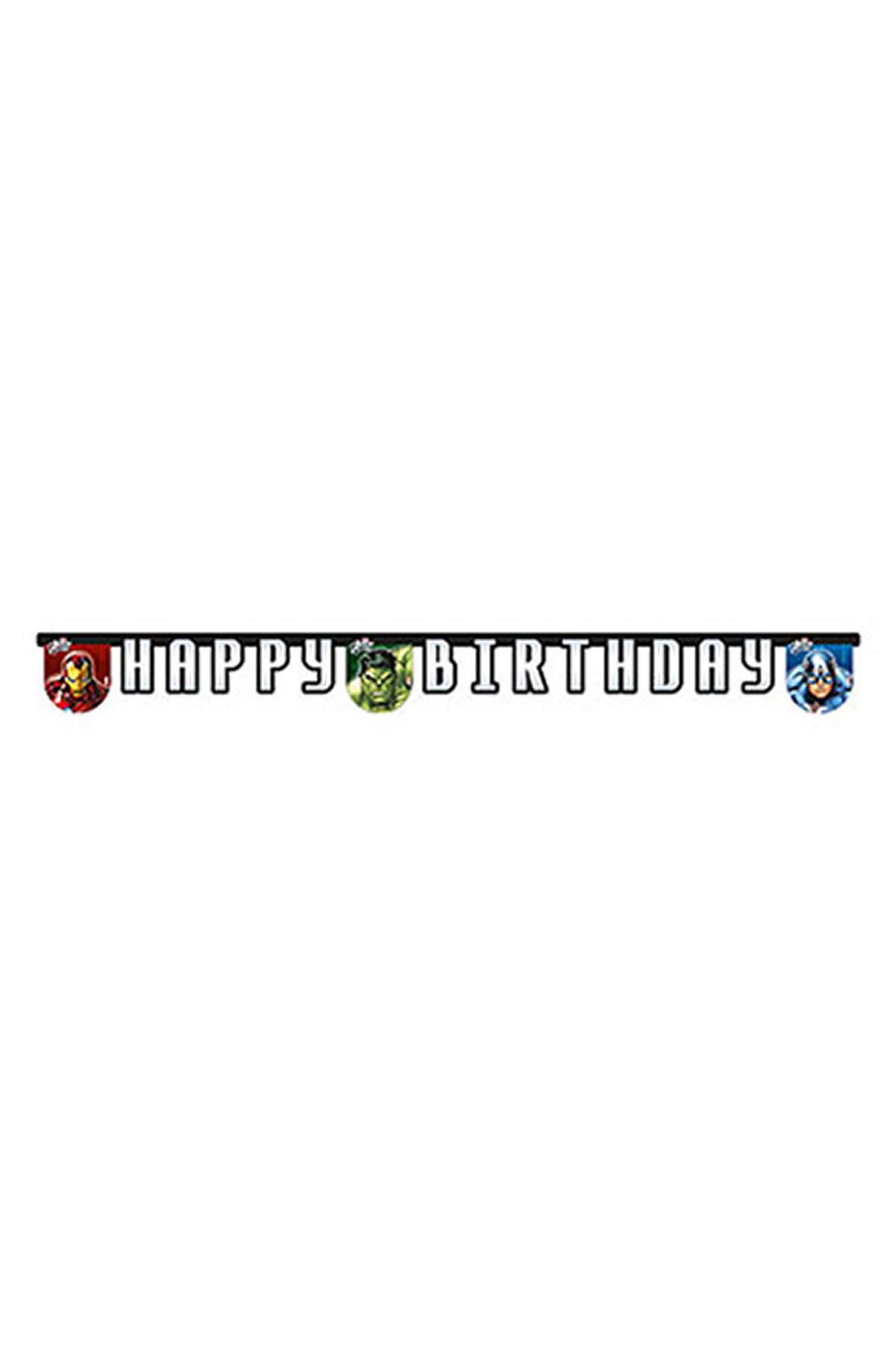 Unique Party 72069 - 1.7m Marvel Avengers Assemble Happy Birthday Banner