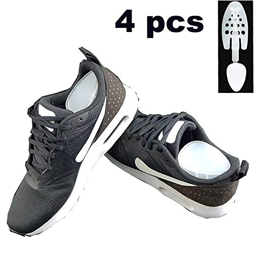 image for Agirlvct 4 Pcs Shoe Stretcher Plastic, Adjustable Length Men Women Sho