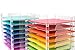 We R Memory Keepers 12x12 Inch Paper Trays, for Storing Paper, Embellishments, Tools, and More, Organization System, 4-Pack of Acrylic Trays, Easy Assembly, and Storage