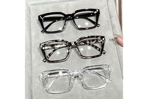 3 Pairs of Women'S Plastic Square Rice Nails Simple Casual Ins Retro High-End Classic Sexy Fashion Flat Mirror Suitable