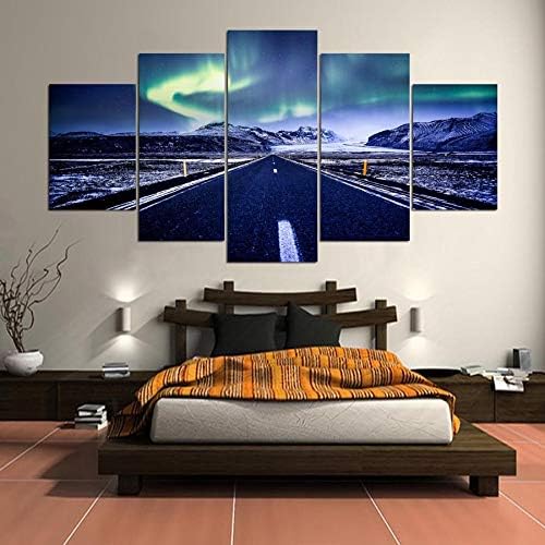 Mmwin Arte De La Pared Impreso En Lienzo Moderno 5 Paneles