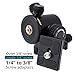 TRIPLE TREE tripod Ball Head,360 Degrees Rotation for Canon Sony Nikon DSLR Cameras, Tripod and Monopod, Maximum Load 17.6 Lbs, Two 1/4