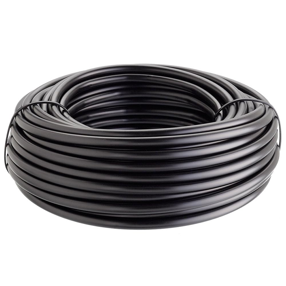 Claber Feeding Tube 20 m, 1/4" (4-6 mm) Black Flexible PE Tube