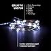 RTGS 30 LEDs Cold White Color String Lights Silver Wire Indoor and Outdoor 9.5 Feet Firefly Starry Fairy Lights Battery Powered for DIY, Christmas, Holidays, Party, Bedroom and Centerpieces