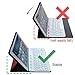 CoastaCloud iPad 2/3/4 Really Thin SmartShell Stand Cover with Magnetically Detachable Wireless Bluetooth Keyboard Case for Apple iPad 2 3 4 (Red)
