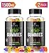 (120 Gummies | 1500mg) Hemp Gummies for Pain and Anxiety Restful Sleep, Natural Calm Hemp Oil Gummy Bears Vitamins Edibles Candy Supplements for Stress Relief - Giant Gummie Bears for Adults Kids