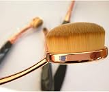 ART-Style 5 Pcs Oval Makeup Brushes Set Rose Gold Soft Synthetic Fiber view 6