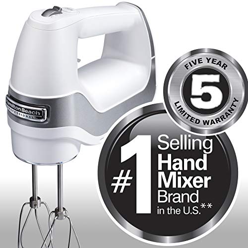 Hamilton Beach Professional 5Speed Electric Hand Mixer with High