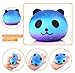 CETIM 2 Pack Jumbo Starry Squishies Slowing Rising Kawaii Galaxy Starry Panda And Smilimg Poo Sweet Scented Squishy for Kids Party, Stress Relief Toy, Decorative Props Doll Gift Fun Large (2 PACK)