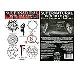 Supernatural Join the Hunt Temporary Tattoo Set