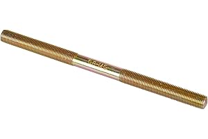 PORKCHOP BMX Rear Bicycle BMX CR-MO chromoly hub axle - 3/8" X 26T X 150mm (Each) Yellow ZINC (Gold)