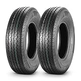 Set of 2 ST 225/75R15 DOT Trailer Tires 225/75R-15 22575R15 10Ply, Load Range E
