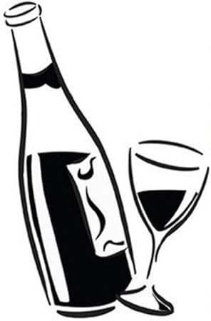 Snner 1set Wandaufkleber Weinglaser Wandtattoo Aufkleber Diy Kunst Dekor Vinyltapete Fur Bar Hauptraum Buro Abziehbilder Amazon De Kuche Haushalt