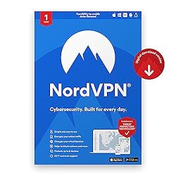 NordVPN Standard - 1-Year VPN & Cybersecurity