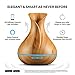 Smart Wifi Wireless Essential Oil Aromatherapy Diffuser – Works With Alexa & Google Home – Phone App & Voice Control – 400ml Ultrasonic Diffuser & Humidifier – Create Schedules – LED & Timer Settingsthumb 1