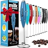 PowerLix Milk Frother Handheld Battery Operated