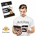 Actifox Resistance Band Set Portable Gym Set for Weight Exercise, Fitness Workout, Yoga – 5 Stackable Bands (5–130lbs), Ankle Straps, Handles, Door Anchor, Bag, 80 Exercises Book (Paperback)