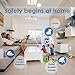 Invisible Magnetic Cabinet Locks Child Safety Kit, Secure Kitchen & Bedroom Cabinets. Cupboards with Baby Proofing Cabinets Door & Drawer Locks for Kids & Toddlers. Keys & 3M Adhesive Straps. (8)
