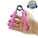 xFitness Metal Hand Gripper The Best Grip, Forearm & Finger Exerciser | Singer Gripper in 5 Colors, Resistance Level from 50 lbs. to 350 lbs. with Redefined Ergonomic Knurling (Pink, 50 LBS)