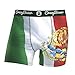 Crazy Boxer Mexican Flag Underwear Boxer Briefs (Large)