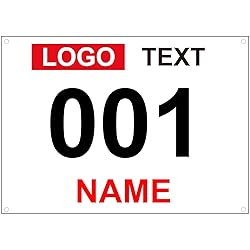 Muka Custom Race Bibs, Tyvek Bib Numbers