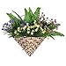 BLUECELL 1x Green Imitation Fern Plastic Artificial Grass Leaves Plant for Home Wedding Decor