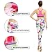 SOUTEAM Womens Yoga Leggings with Pocket Lightweight Fitness Pants, Watercolor White, Medium