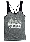 Star Wars Vapor Rise Juniors Active Wear Racerback Tank Top
