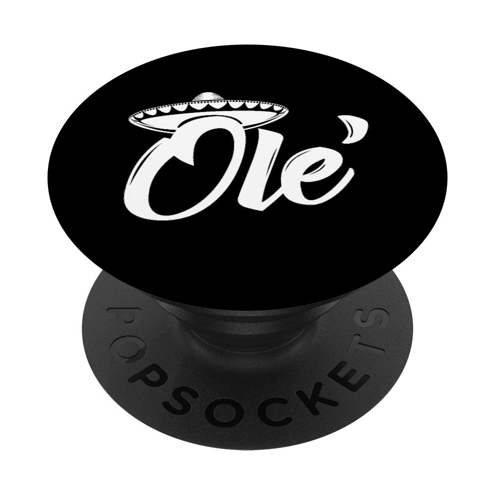 Olé Spanish Sombrero Cinco De Mayo PopSockets Grip and Stand for Phones and Tablets