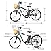 NAKTO 26″ Adult Electric Bicycle for Men High-Speed Brushless Motor, V Brake, Sporting Shimano 6-Speed Gear, Removable 36V 10A Lithium Battery Charger and Lock (Male Black)thumb 3