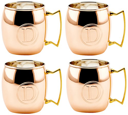Old Dutch Moscow Mug, 4 Count (Pack of 1), Copper
